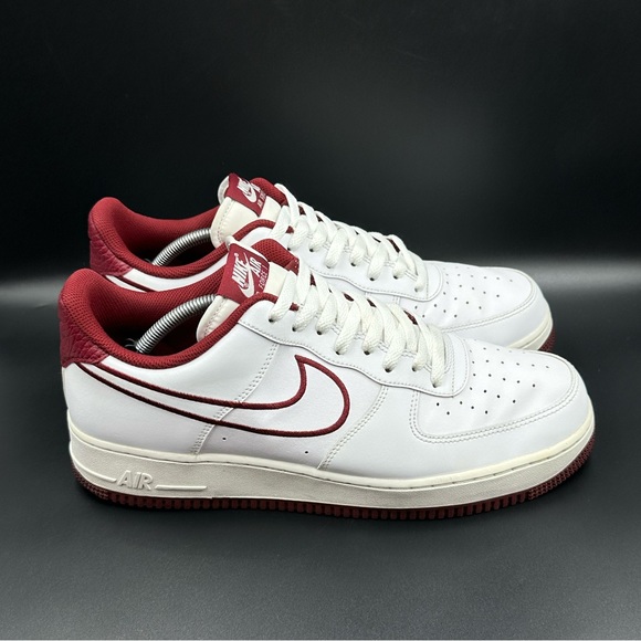 Nike‎ Air Force 1 Low 07 Leather Team Red Men’s Size 12 main image 3